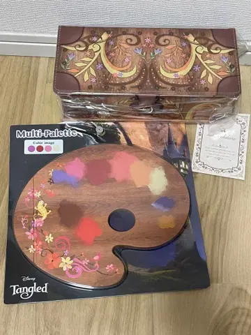 시마무라 디즈니 라푼젤 치하루 씨 멀티 팔레트 + 메이크 브러쉬 세트