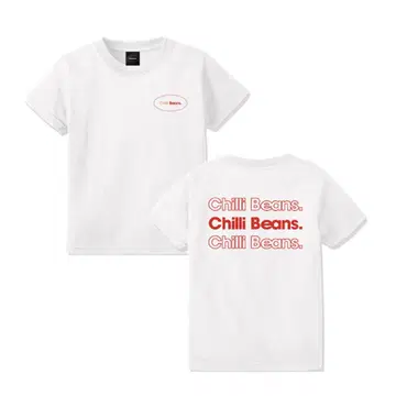 [기간 한정 가격] Chilli Beans. 로고T셔츠 화이트XL