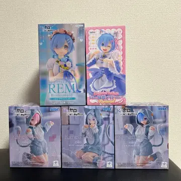 리제로 피규어 5점 묶음 판매