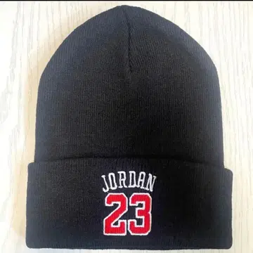 [ 미사용 새상품 ] Jordan Brand 비니 니트 모자 자수 23번