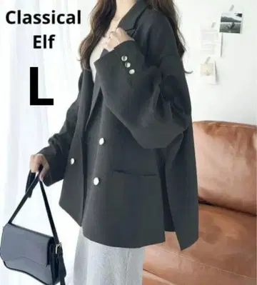 [ 새상품 ] Classical Elf 다크 그레이 테일러드 자켓 L