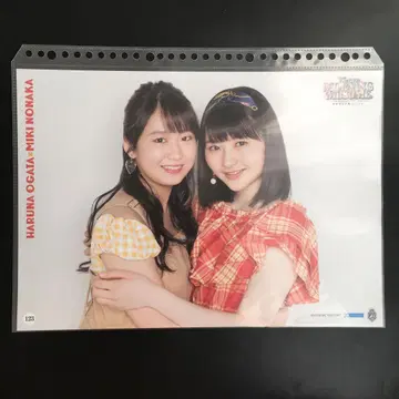 4590 모닝구 무스메. 노나카 미키 오가타 하루나 핀업 포스터