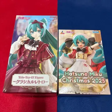 하츠네 미쿠 클래시컬 레트로 크리스마스 2025 피규어 2개 세트 2