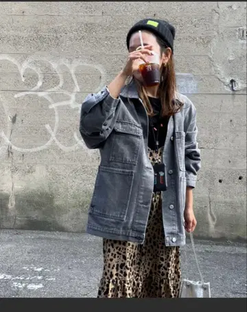 feepur by saya 패치 데님 커버올