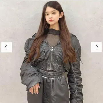 GYDA pigment processed hoodie 블루종 제이다