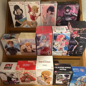 애니메이션 캐릭터 피규어 세트