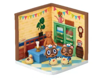 동물의 숲 마메키치&밤돌이 리멘트 피규어 해피룸