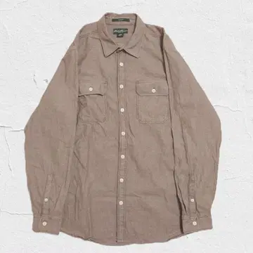 에디 바우어 Eddie Bauer 워크 셔츠 고양이 눈 버튼