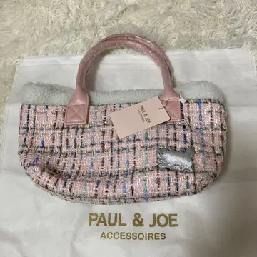 새상품 PAUL&JOE ACCESSORIESS 복슬복슬 트위드 백