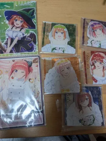 5등분의 신부 아크릴 스탠드 코스터 7세트