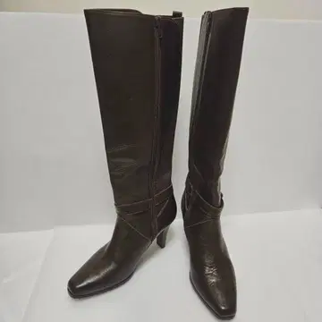 [ DANDY BOY ] 롱 부츠 사이드 지퍼 반지 벨트 일본제 24cm