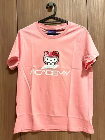 헬로키티 ACADEMY T셔츠 핑크