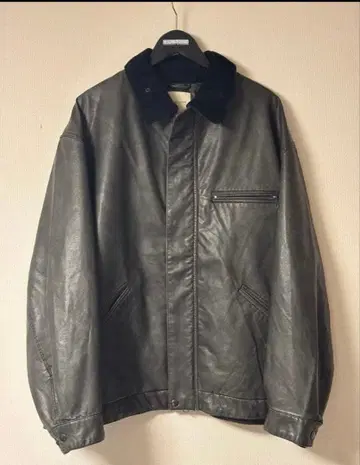 FREAK'S STORE 비건 레더 워크 자켓