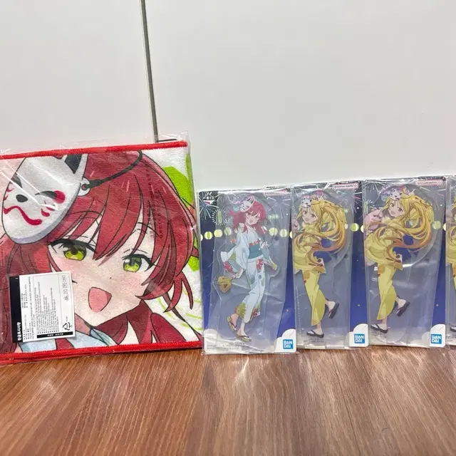 [미개봉] 봇치 제일복권 쿠지 아크릴스탠드 I상, 타올 J상