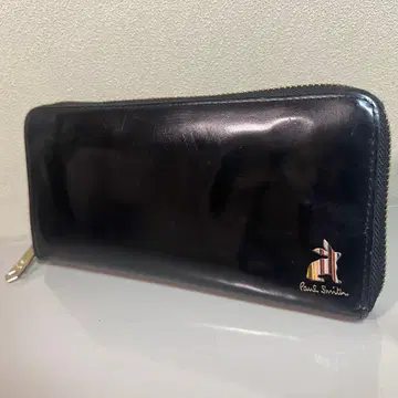 폴스미스 장지갑 라운드 지퍼 토끼 블랙 PSQ166