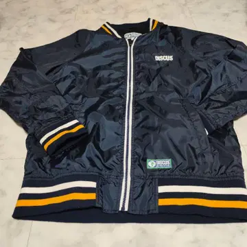 DISCUS 네이비 나일론 자켓