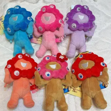 미야쿠미야쿠 최애 컬러 6체 세트 볼체인 마스코트 키링