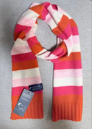 EVSEG 캐시미어 스트라이프 머플러