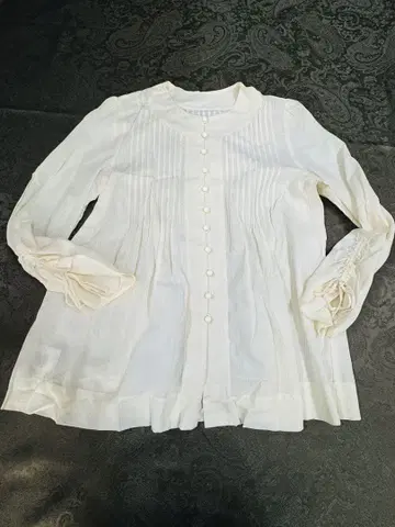 [ 미사용 새상품 ] 23구 개더&플리츠 셔츠 긴팔