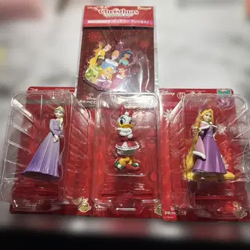 2025 크리스마스 오너먼트 디즈니 3체 키링 4개 세트