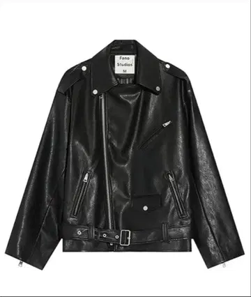 새상품급 Fano Studios 라이더 자켓 블랙 M