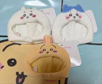 치이카와 파크 마스코트 사이즈 나우키우키 봉제인형 캡 3점