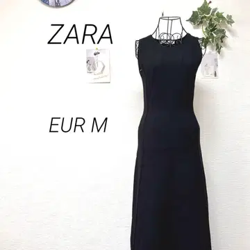 10718 ZARA 자라 슬리브리스 롱 니트 원피스