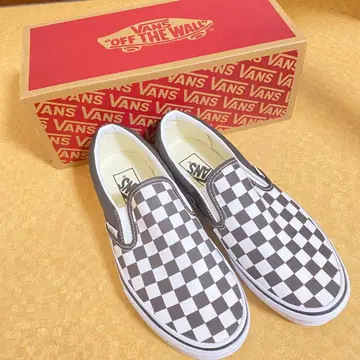 새상품 미사용 24.5cm VANS 반스 슬립온 체커보드
