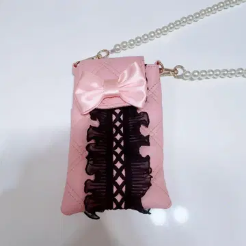 코케티쉬 티아라 리본 프릴 미니 숄더