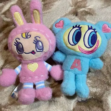 나루미야 캐릭터 미니 봉제 인형 2종 세트