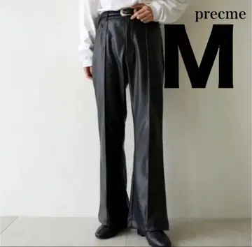 [ 최저가 ] precme 블랙 플레어 팬츠 M