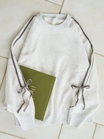 [ FREAK'S STORE ] 벨로아 리본 라인 속기모 맨투맨