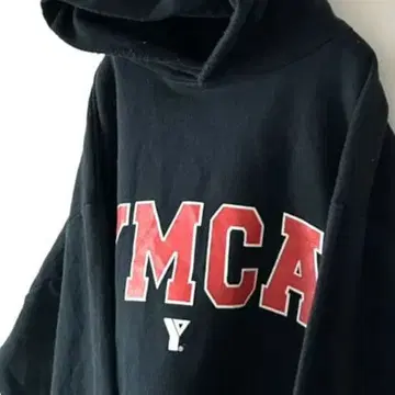 저지스 YMCA 맨투맨 후드티 L 블랙 검정 구제 의류