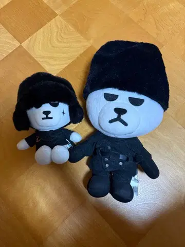 BIGBANG 블랙 곰 봉제 인형 세트