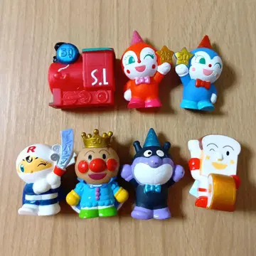 손가락 인형 소프트 비닐 50주년 세트 왕관 호빵맨