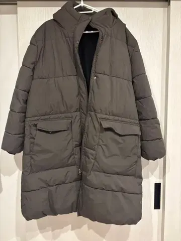 오카다 유리 콜라보 충전솜 코트 다크 브라운 3L