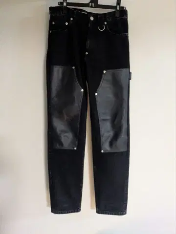 JOHN LAWRENCE SULLIVAN 가죽 패치 데님