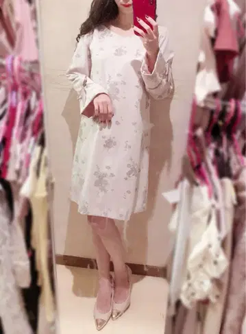 미슈마슈 꽃무늬 원피스