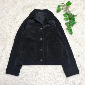 [ UNIQLO ] 유니클로 코듀로이 셔츠 자켓 M 블랙 겉옷