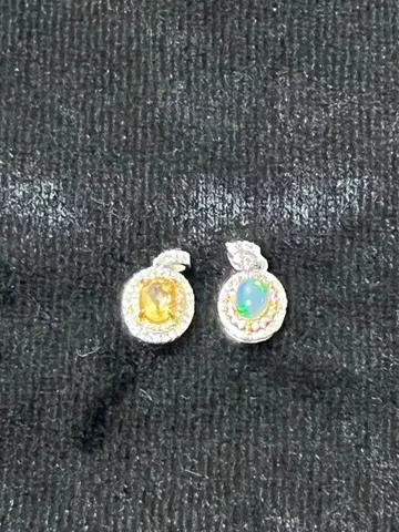 [레어] 오팔 시트린 펜던트 탑 2개 세트