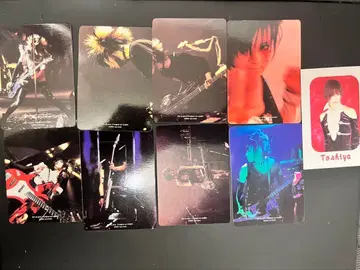 Dir en grey 트레이딩 카드 10장 초기 toshiya