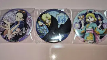 원피스 야라이 캔뱃지 신세계의 바다 상디 로빈 캐럿