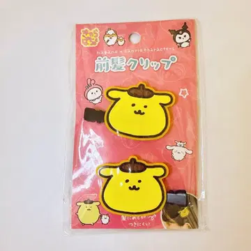 미개봉 새상품 나가노 x 산리오 캐릭터즈 앞머리 클립 폼폼푸딩
