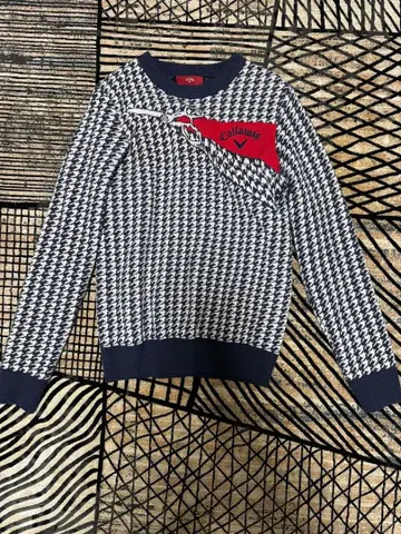 캘러웨이 레드 라벨 하운드투스 스웨터