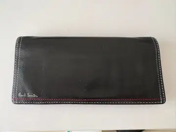 폴 스미스 블랙 가죽 장지갑