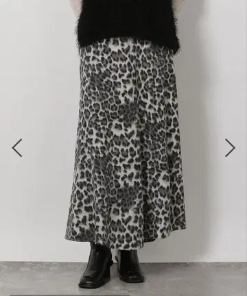 라콜레 레오파드 플레어 스커트 사이즈 F