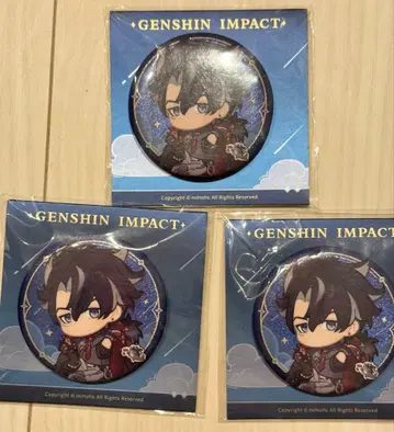 원신 리오세슬리 별빛의 편지 공식 정품 SD 캐릭터 핀 배지 3개 세트