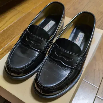 HARUTA 블랙 로퍼 23.5cm