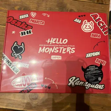 베비몬 1ST WORLD TOUR 완전 생산 한정판 미개봉 새상품