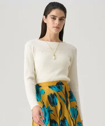 ANAYI 2024AW 메리노울 2WAY 리브 풀오버